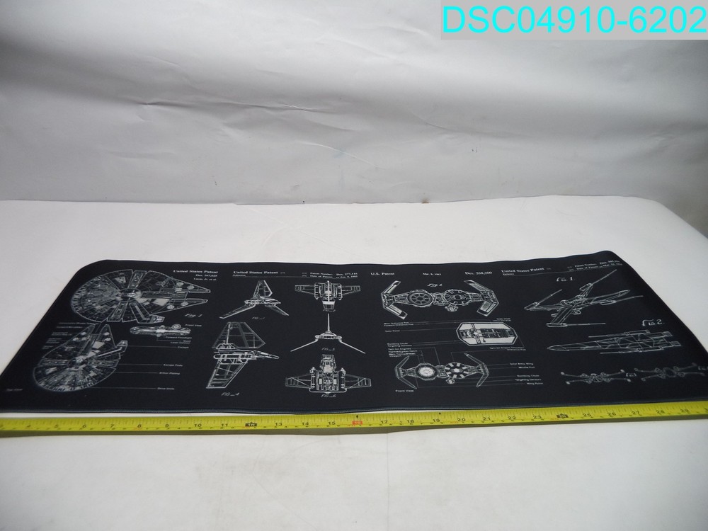 X003EYNL97 Spaceship Space Mouse mat, Sci-fi Control Console Display