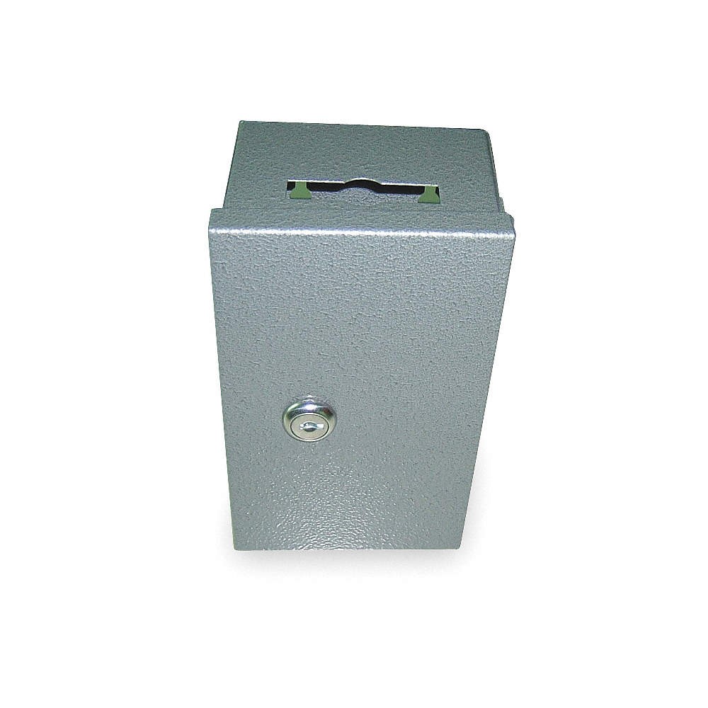 GRAINGER APPROVED 2NEU4 Key Drop Box,Wall Mount 2NEU4
