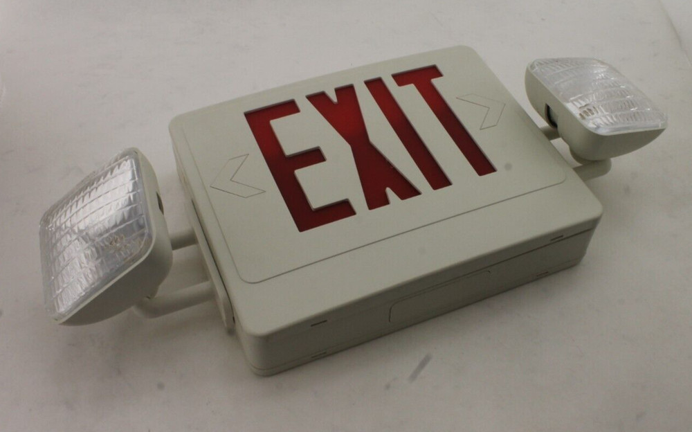 LSI EX R U WB WH PR50R LED Exit Sign