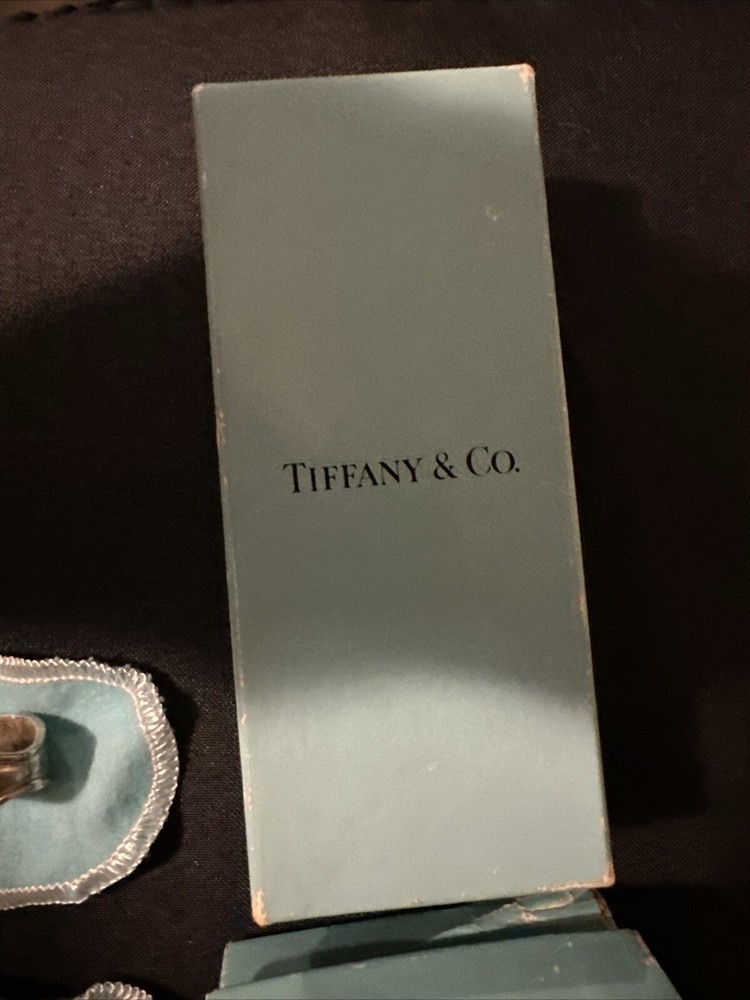 tiffany co engraved sterling silver spoon And Fork.