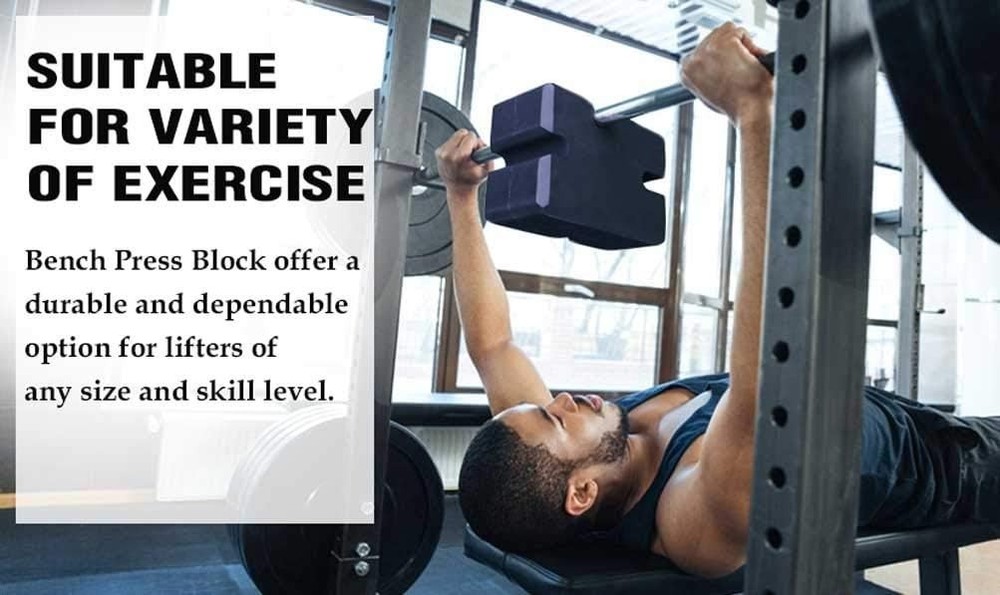 Multi-Functional Adjustable Bench Press Block for Serious Lifters - 2-5 Boards