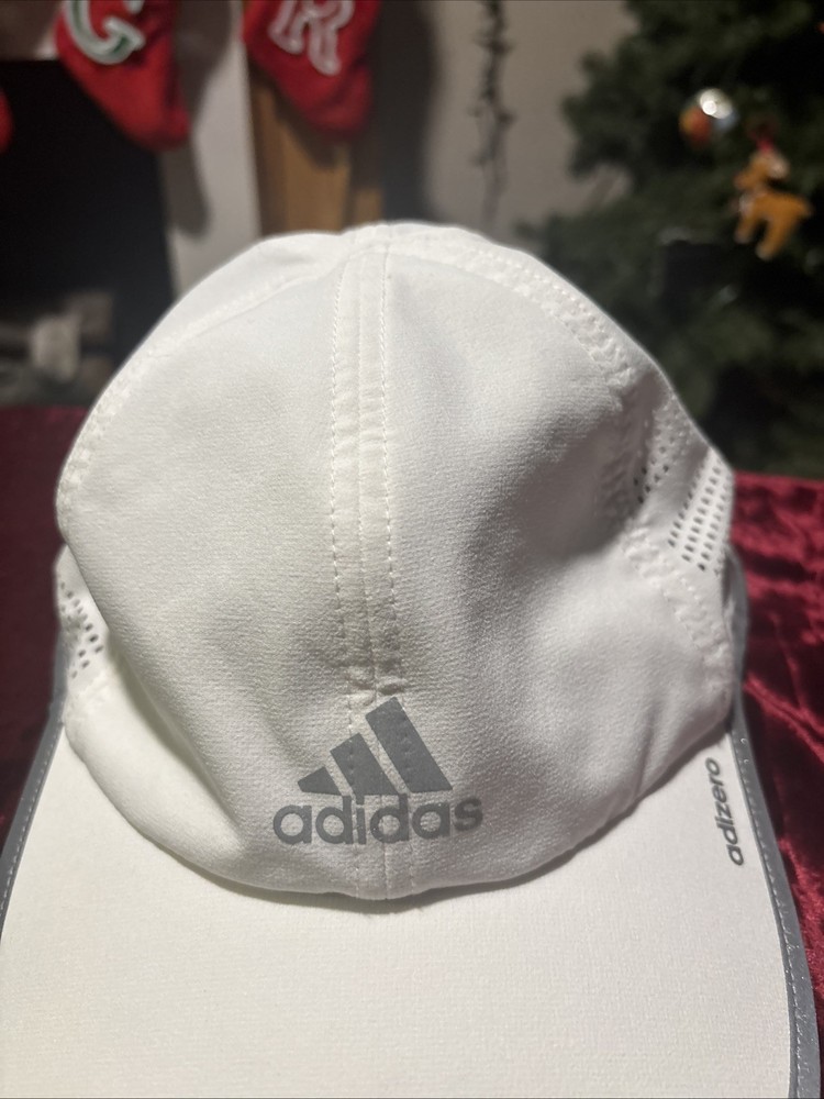 Adidas Lite Weight Running Hat White Osfm