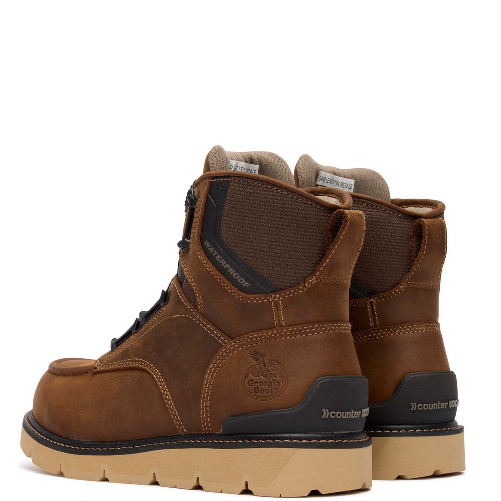 Georgia Boot Carbon Flex 6" BOA® Waterproof Carbon Toe Moc-Toe Work Boot