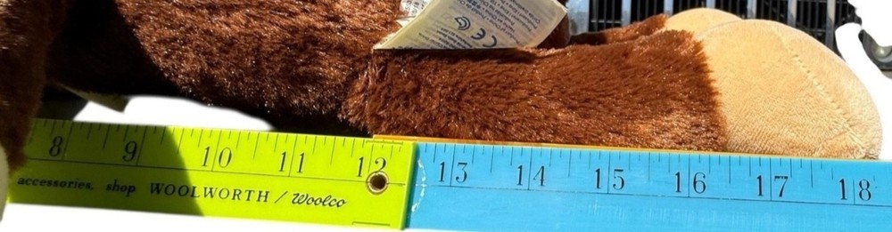 Build A Bear Smile Monkey Chimp Plush Stuffed Security Support Pet Toy