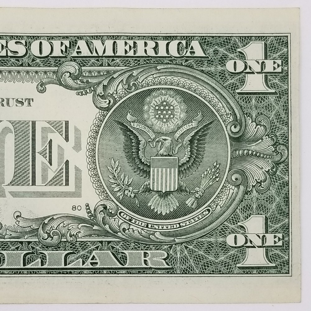 Federal Reserve Note MISALIGNMENT ERROR MISCUT $1 Dollar Chicago 2021