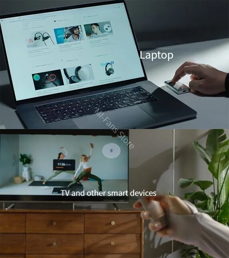 Cheerdots Wireless Air Mouse Presenter Trackpad Laser Pointer Clicker Bluetooth