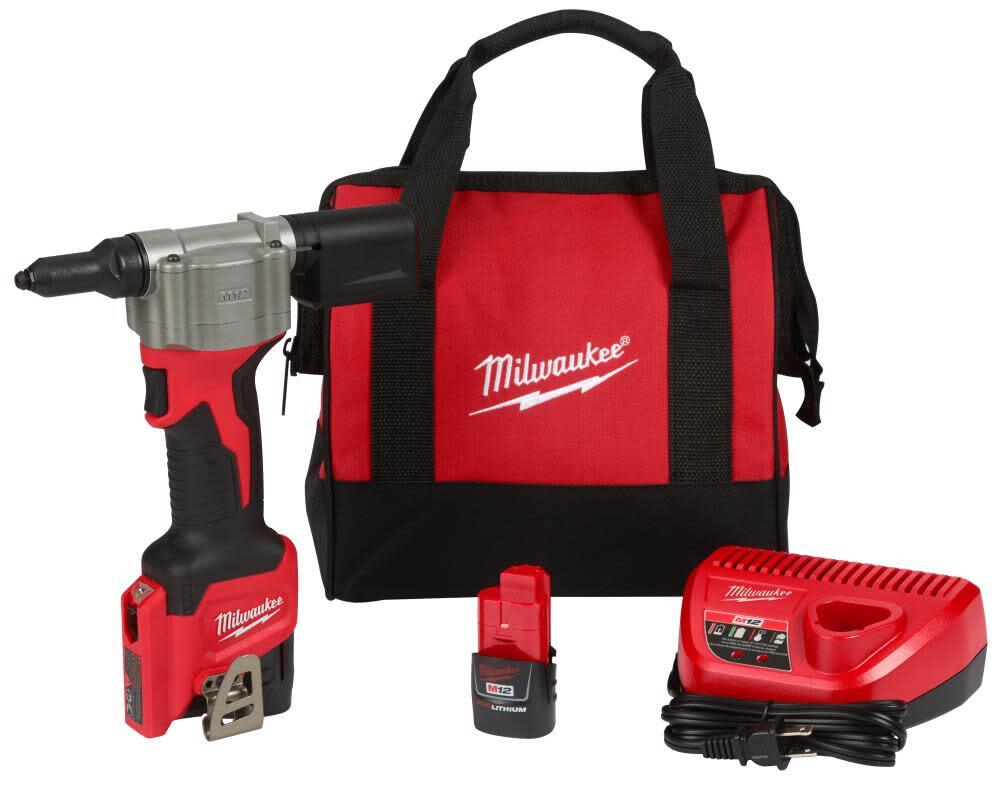 Milwaukee M12 Rivet Tool Kit