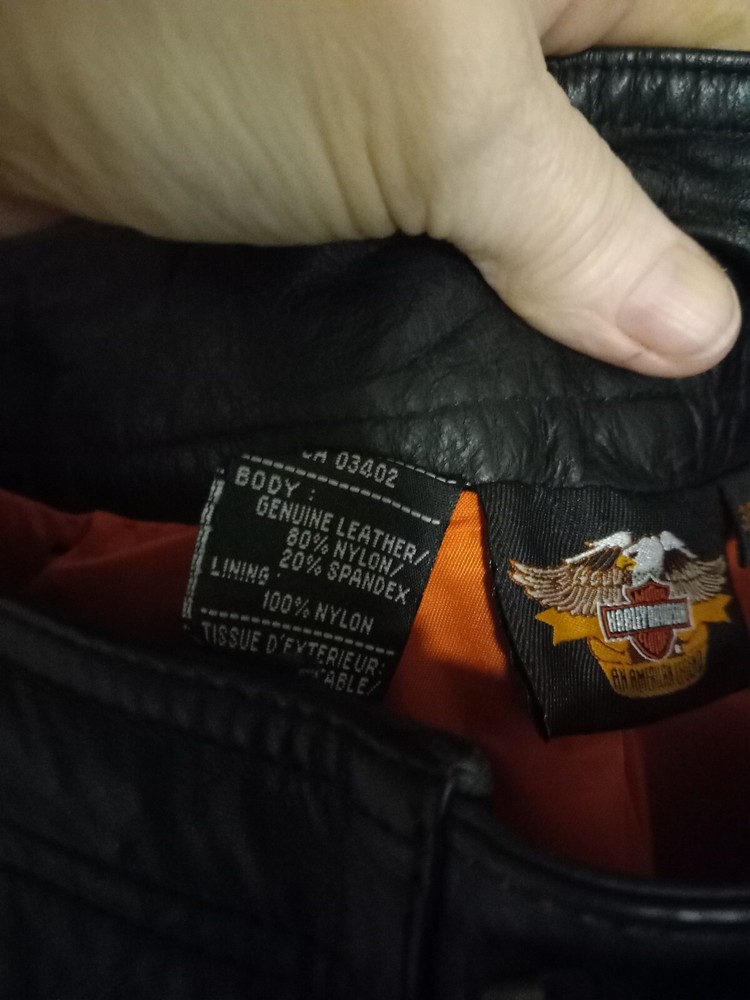 harley davidson leather Pants Unisex.