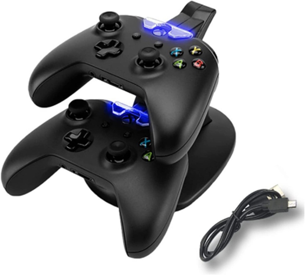Dual Charging Dock for Microsoft Xbox One / One S Controller Charging Stand