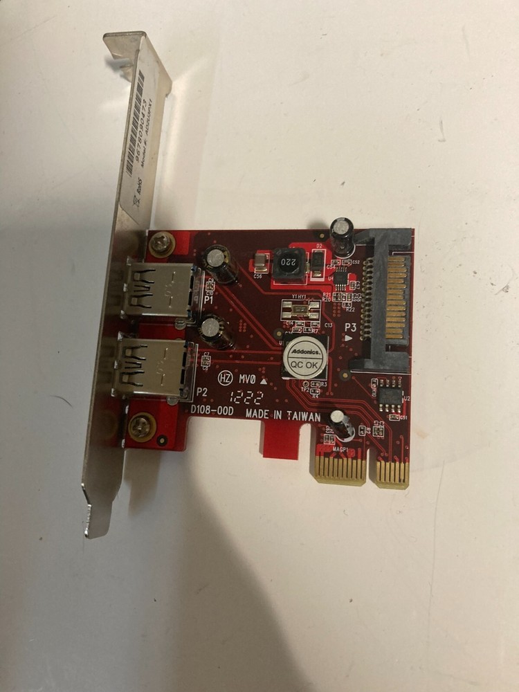 Lycom D108-00D Dual USB 3.0 Host Adapter