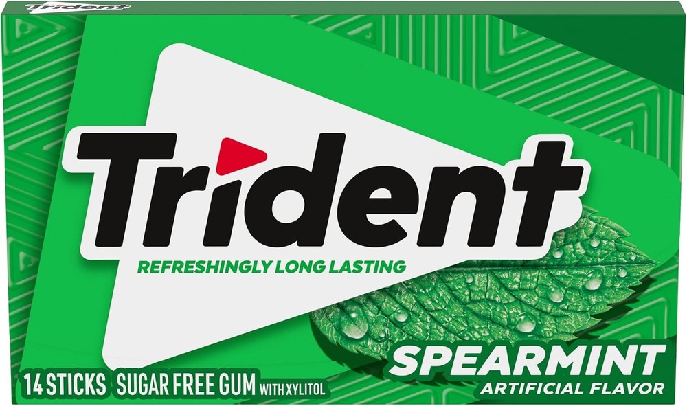 Spearmint Sr-Chewing Gum, 14 Pieces