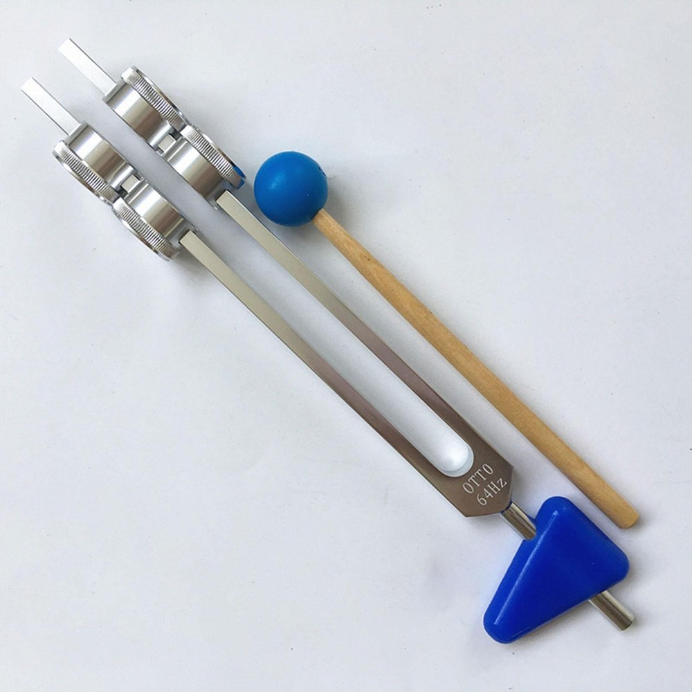 64Hz Tuning Fork with Silicone Triangle Music Tuning Tool