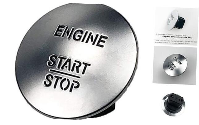 2215450714 Engine Start Stop Button Switch for Mercedes Benz 2006-2020 Silver