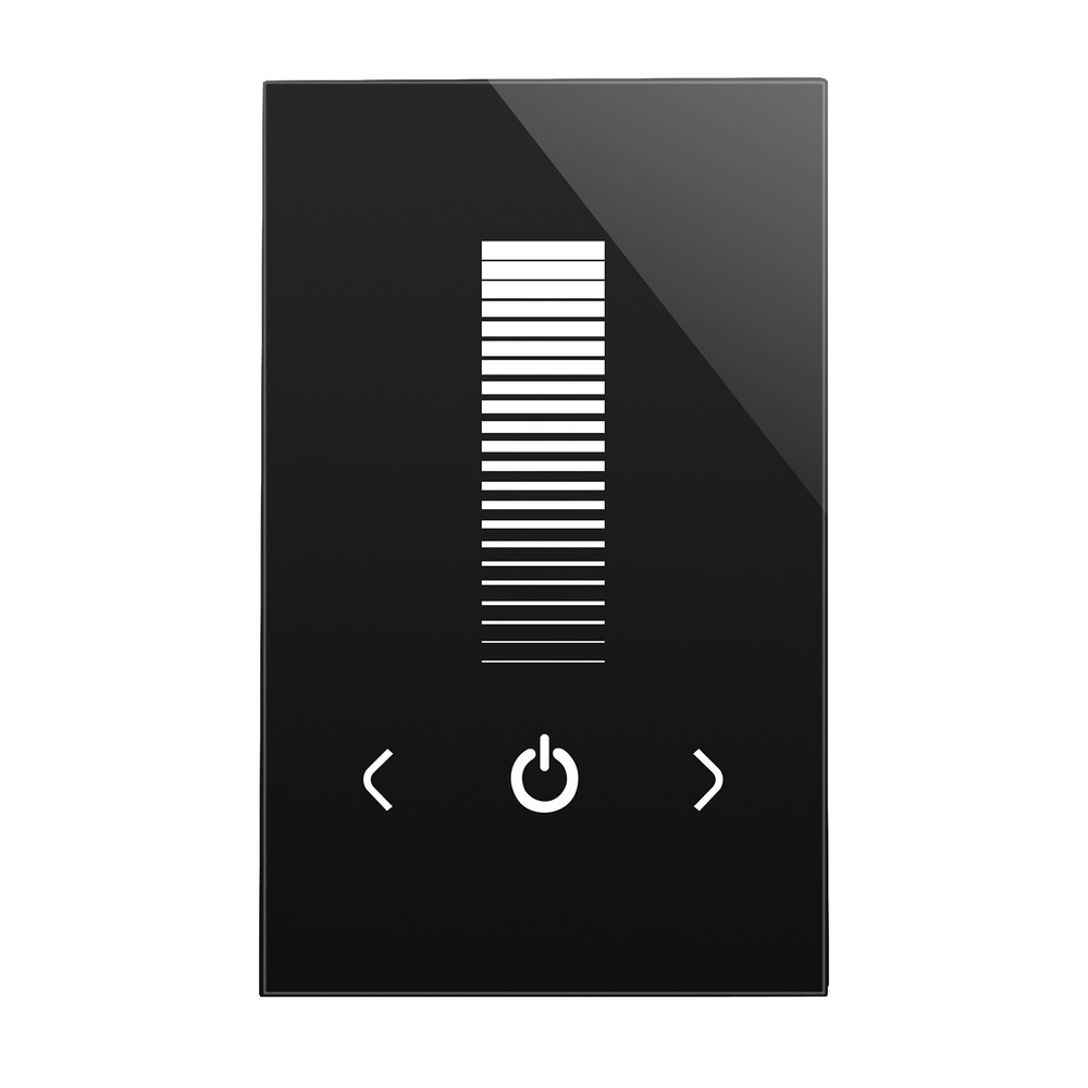 Wall Switch 12-24V Touch Panel Dimmer Controller Fr Single Color LED Strip Black