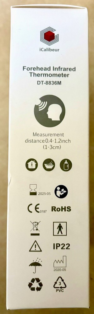iCaliberu Dt-8836M Forehead Infrared Thermometer