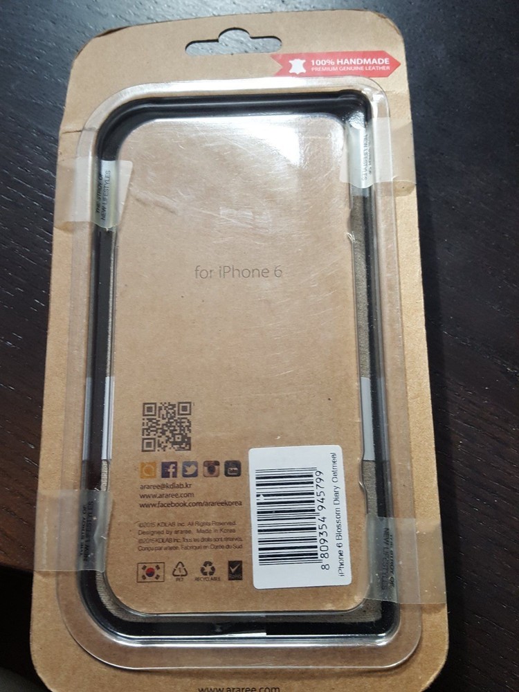 [ARAREE] Blossom Diary Case for iPhone 6 - Oatmeal