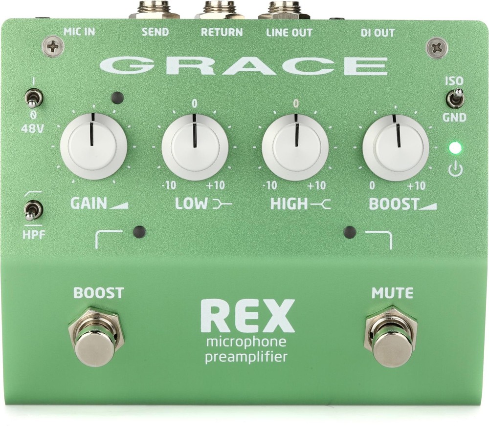 Grace Design REX Microphone Preamp Pedal with Boost