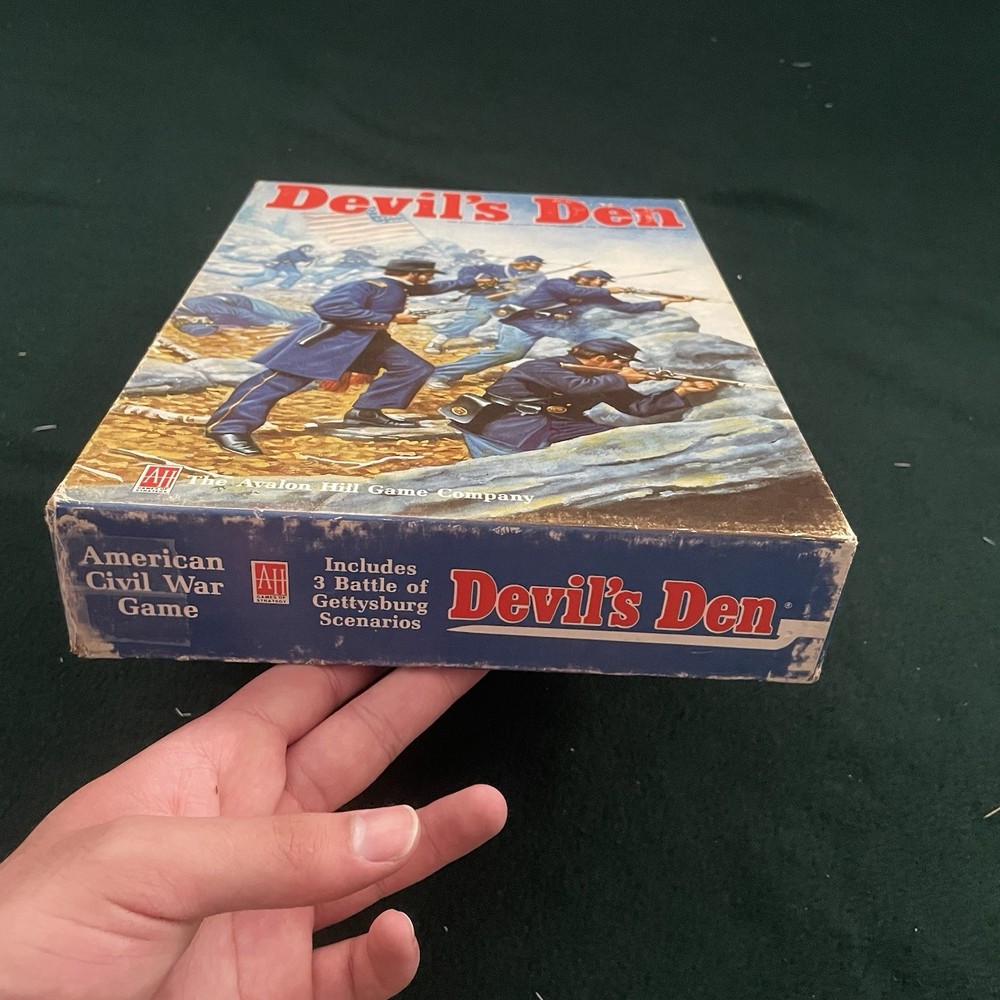 Avalon Hill 1985 Devil's Den Civil War Strategy Board Game Unpunched