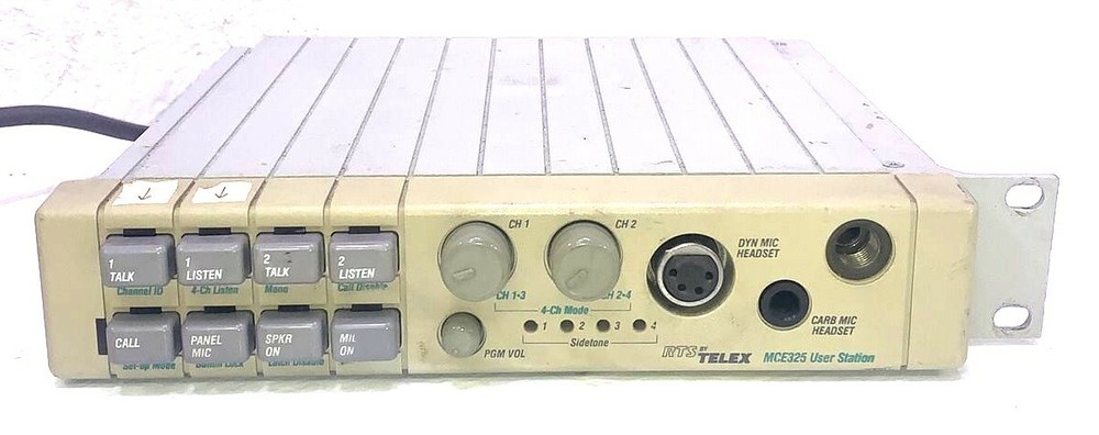 Bosch MCE325-A4F 2 Or 4 Channel User-Programmable User Station, A4F Headset Jack