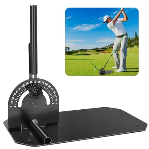 Golf Alignment Stick Holder with Holder Angle Plate,Professional Swing