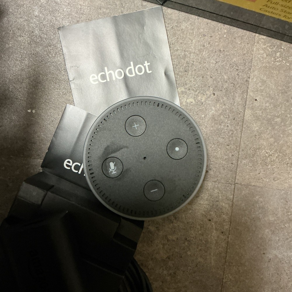 Amazon Echo Dot 2nd Generation w/ Alexa Voice Media Smart Device Charcoal Black