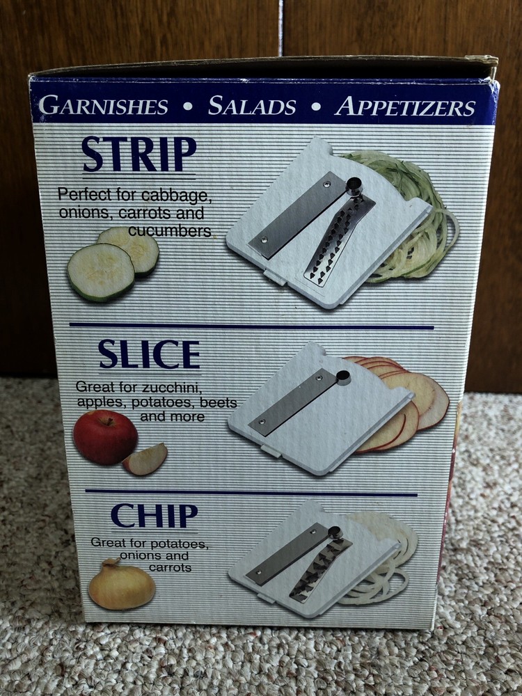 Progressive Pro-Slice 4 Piece Slice & Garnish Machine•Open Box