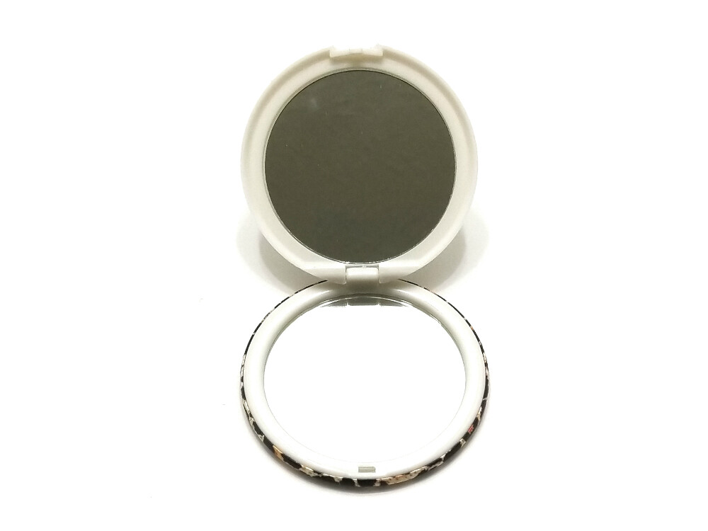 3" Animal Print Folding Makeup Round Compact Mirror ~ Great Gift Idea!