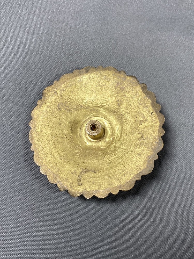 Ornate Solid Brass Round 3” Drawer Pull Portugal