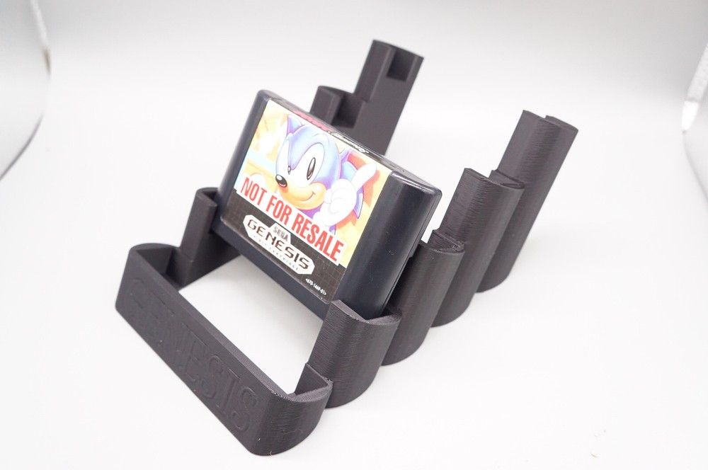 Custom Stack Display Holder for SEGA Genesis Cartridges *Holds 5*