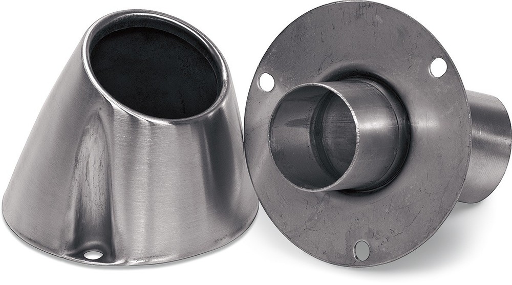 PRO CIRCUIT PC4001-0007 4" Quiet End Cap - Billet - 1-1/2"