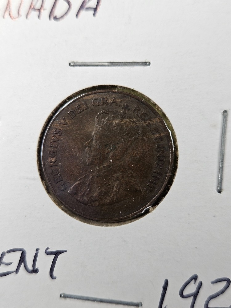 COINS - CANADA - 1 CENT 1921