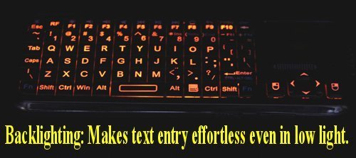 Arabic English 2.4 RF Mini Keyboard linux android windows laser backlight