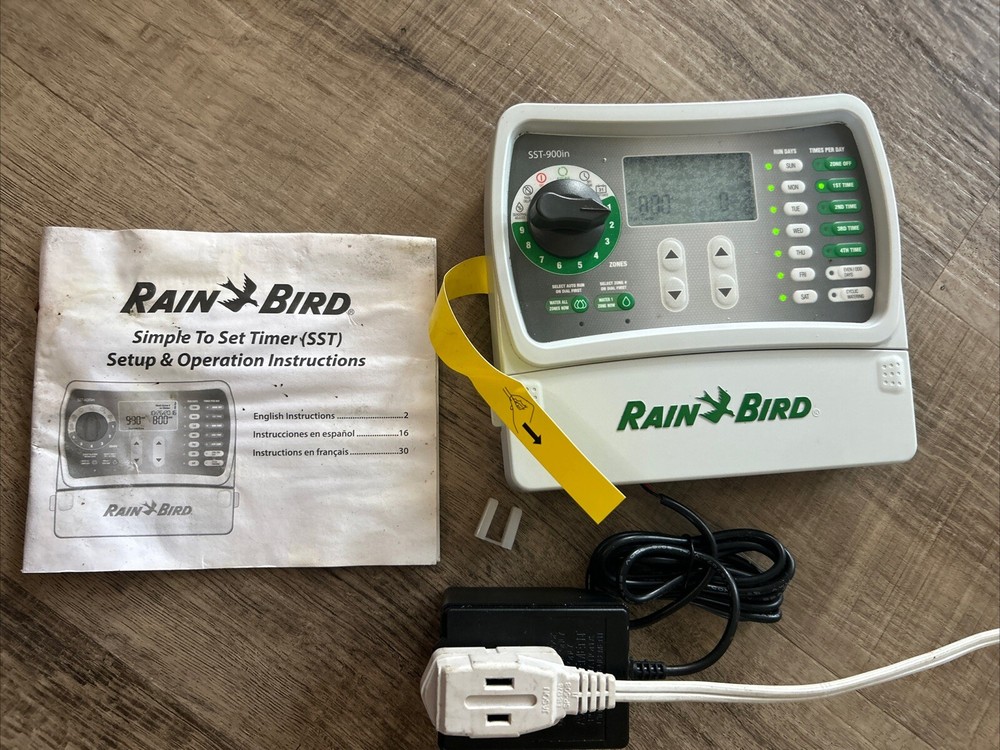 Rain Bird SST-900in 9-Zone Indoor Timer Irrigation Sprinkler Controller System