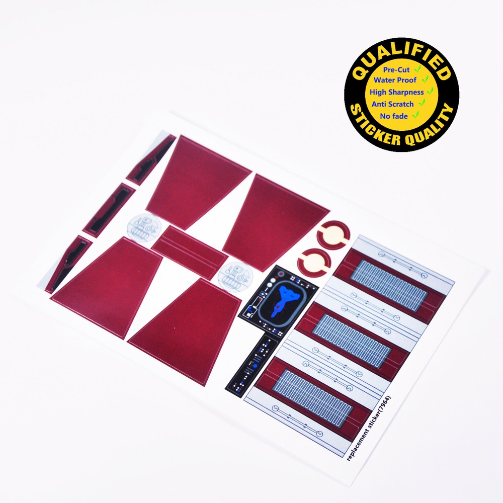 Replacement sticker for set7964, not transparent sticker