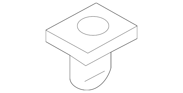 Genuine BMW Applique Panel Nut 51-33-7-008-408