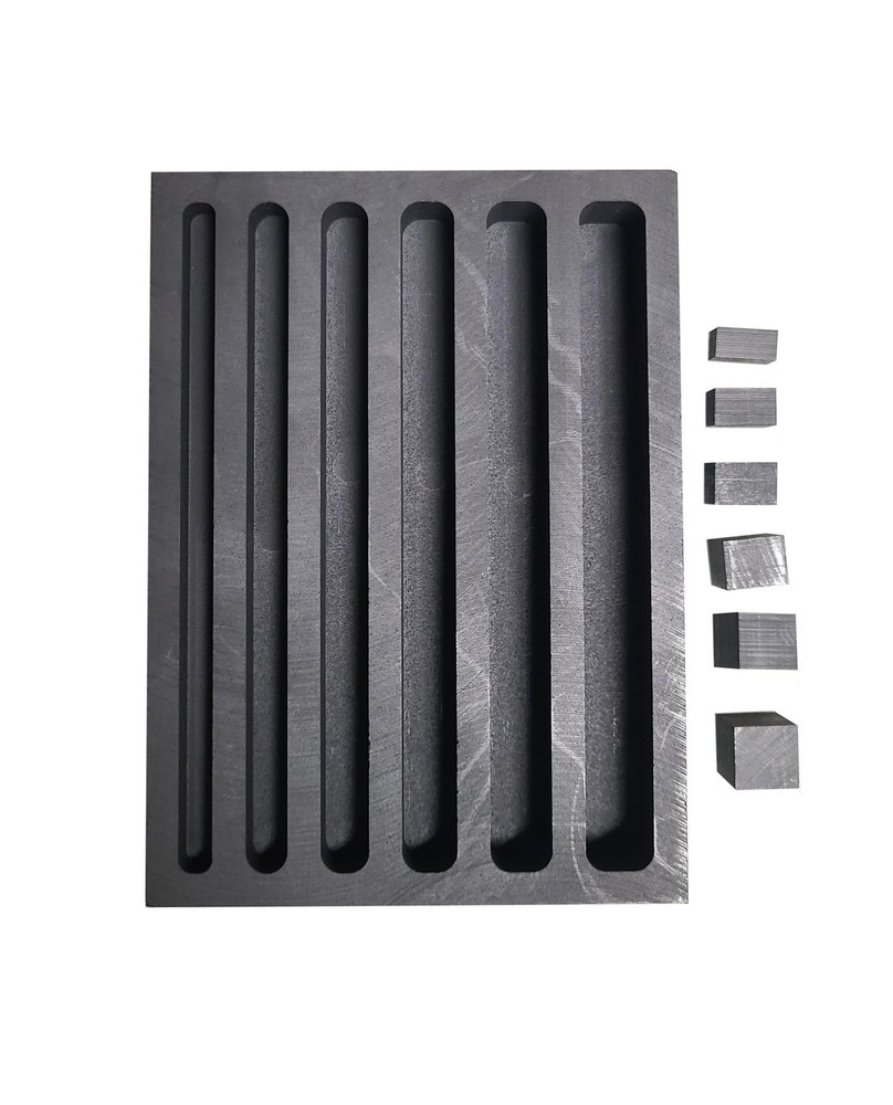 OTOOLWORLD Gold Silver Graphite Ingot Mold Crucible for Melting Casting