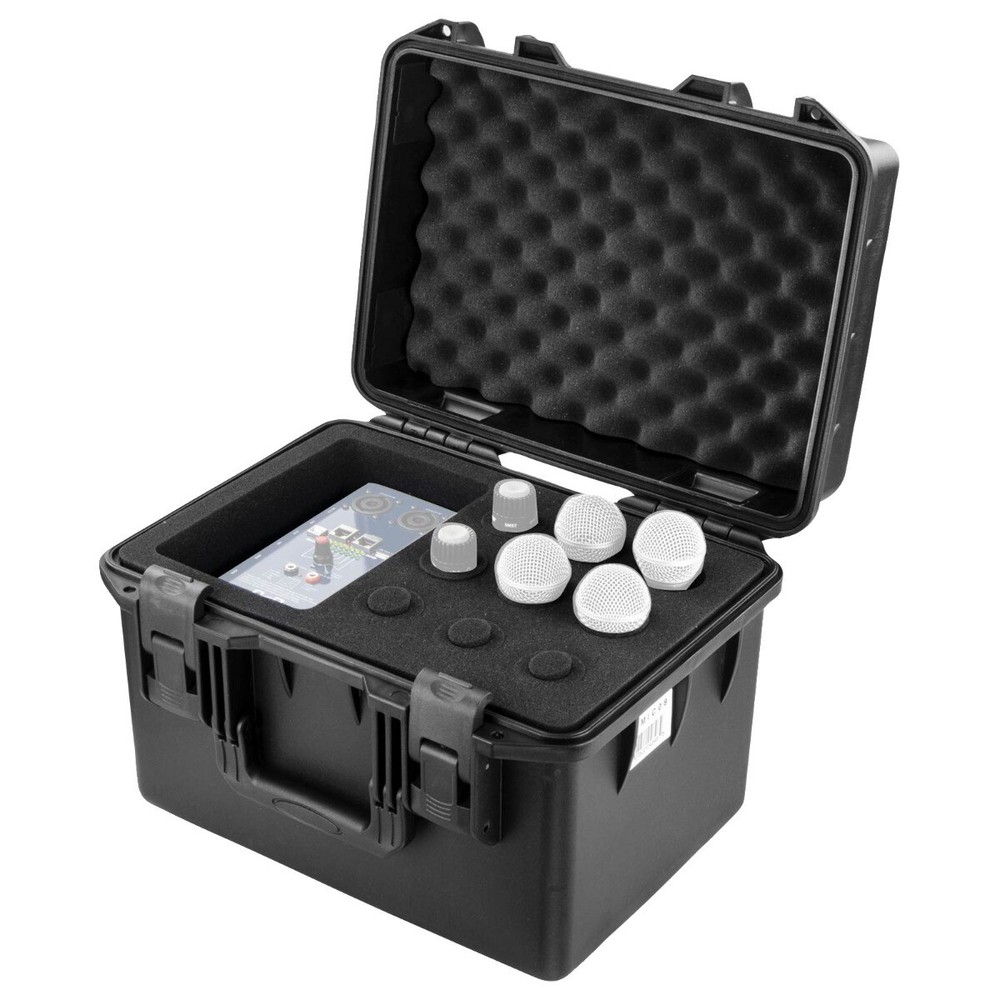 Odyssey VUMIC09 Handheld Microphone Case (Holds 9) With Storage idjnow
