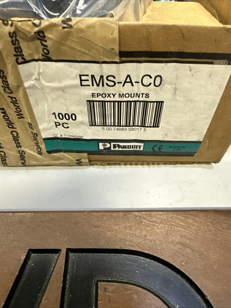 Panduit Cable Tie Mount Epoxy Qty100 EMS-A-CO S37