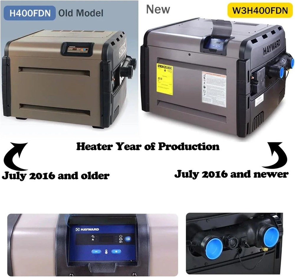 FDXLBKP1932 Bezel Plus Keypad Assembly and Display Board For Hayward Universal H