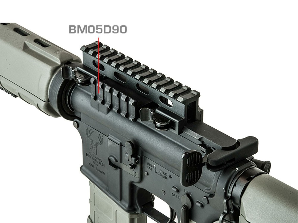 90 Degree Angle Mount, 2.16" Long with 5 Slots, BM05D90