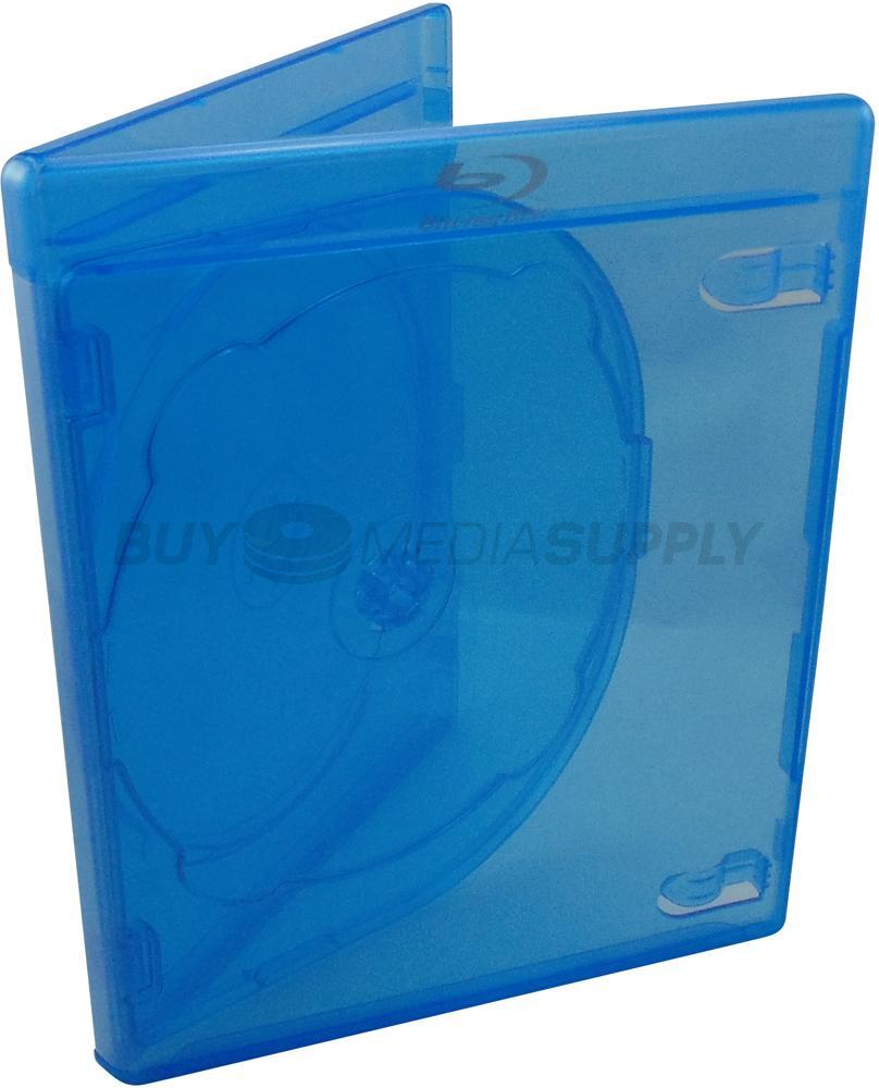 12mm Standard Blu-Ray 3 Discs DVD Case Lot
