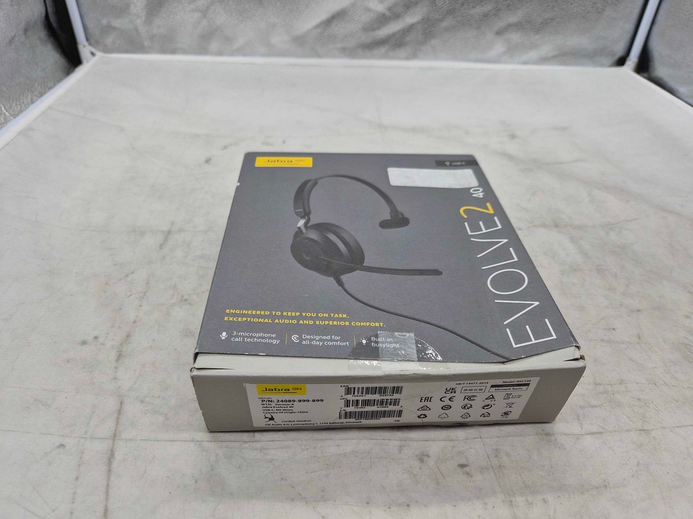 Jabra GN Evolve2 40 Corded Headset USB-C & Microphone H4