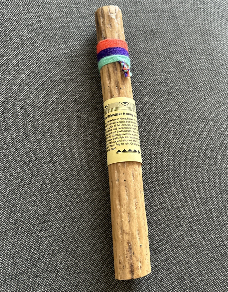 Cactus stem Rainstick - 12 inches