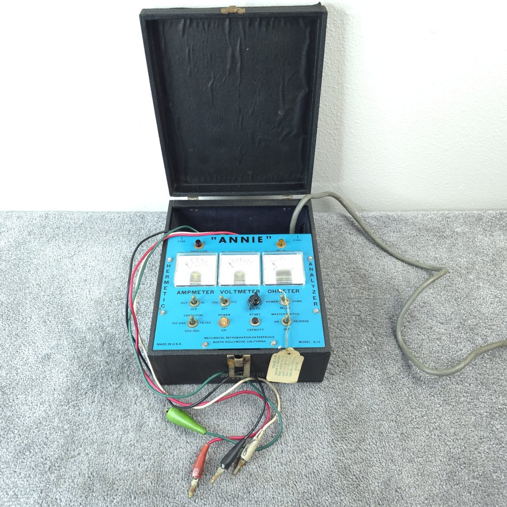 Imperial Eastman Model A-12 Annie Hermetic Unit & Component Analyzer POWERS ON