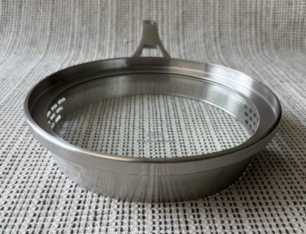 Calphalon Premier Space Saving 7.5" Silver Glass Strainer Lid Replacement