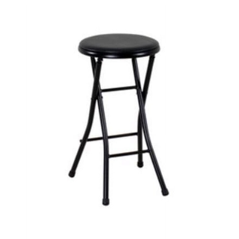 2 Pack Folding Stool Portable Multi-Purpose Seat Lightweight Padded Easy Storage