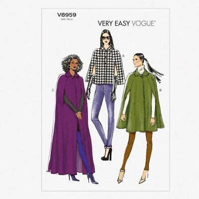 Misses' Sewing Pattern for Cape Craft Kit