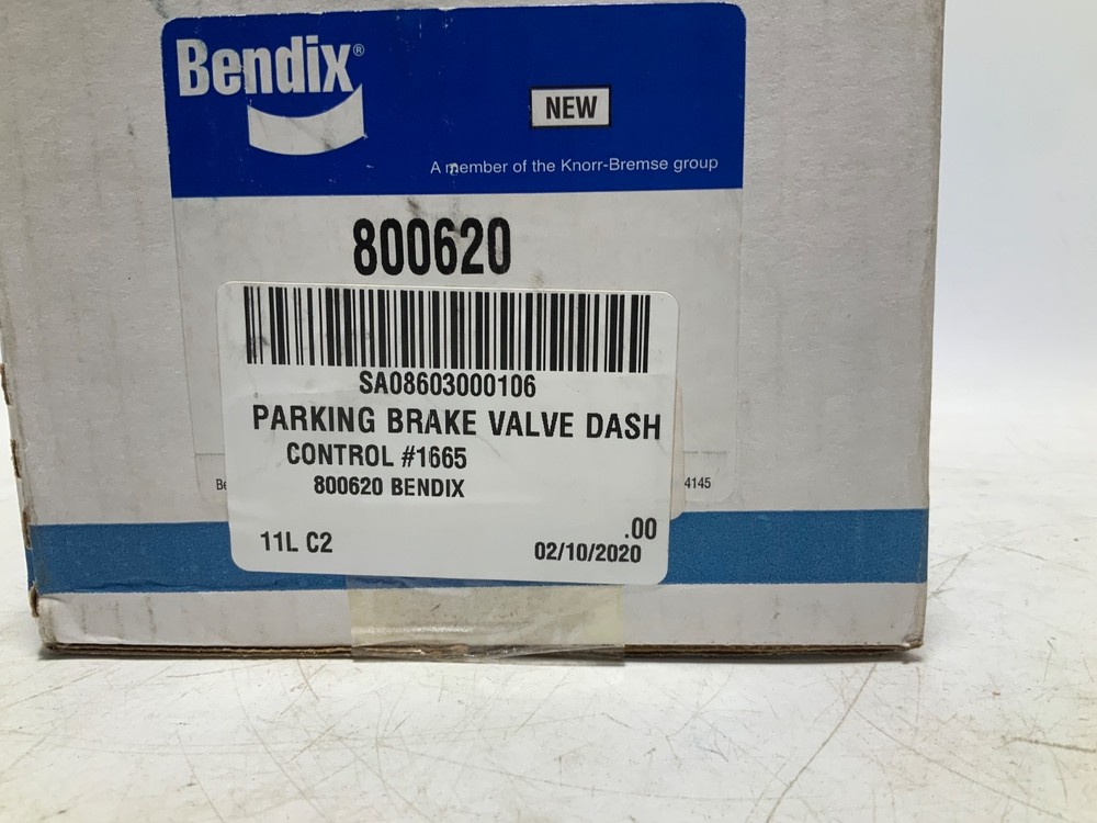 NEW BENDIX 800620 PARKING BRAKE VALVE DASH