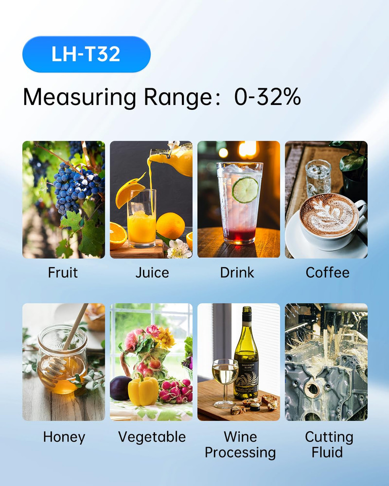 LOHAND Brix Refractometer with Automatic Temperature Compensation(Atc), Precisio