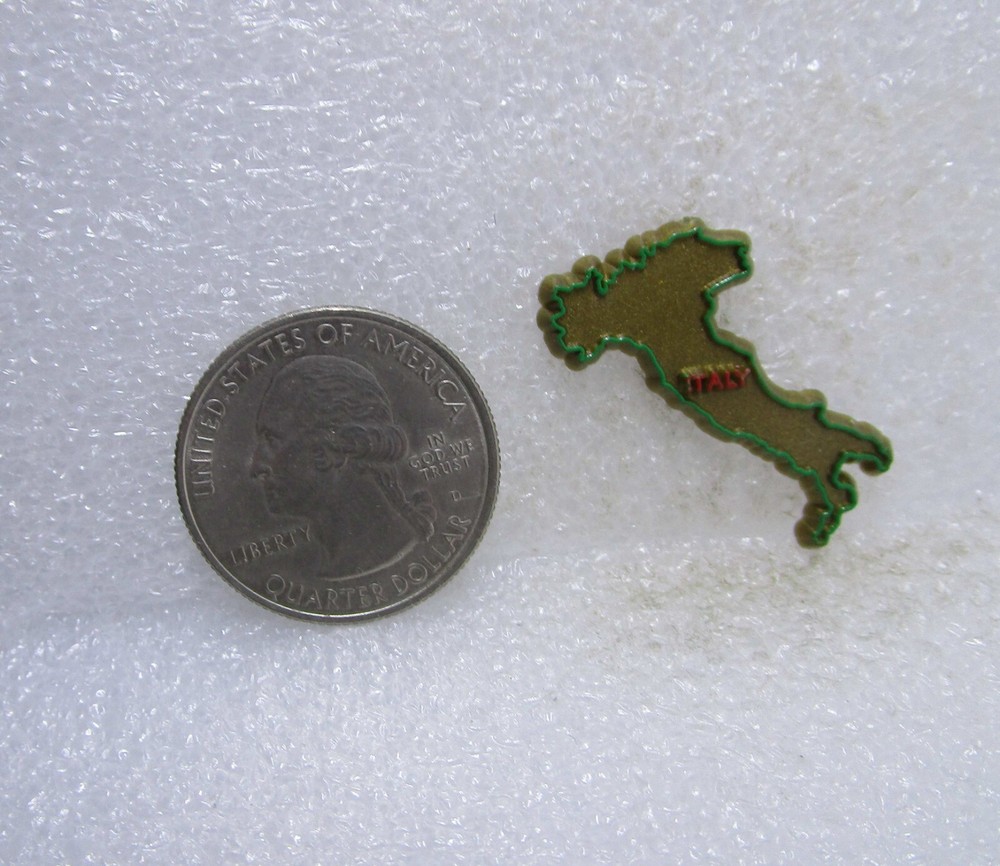 Map Italy Plastic Pin